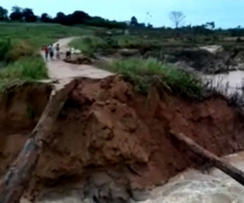 Rompimento de Barragem em Rondônia e deixa comunidades isoladas