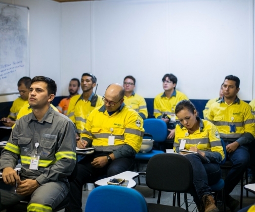 Treinamento e simulado interno de situações de emergência da barragem Antas Norte