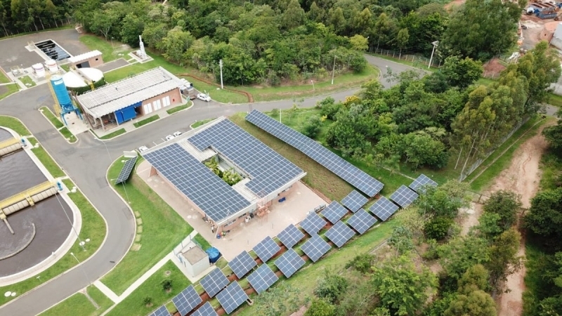 Energia solar viabiliza tratamento de esgoto em cidade de São Paulo