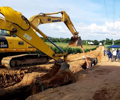 Obras do novo sistema de captação de água em Pará de Minas estão 85% concluídas