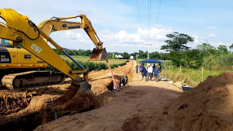 Obras do novo sistema de captação de água em Pará de Minas estão 85% concluídas